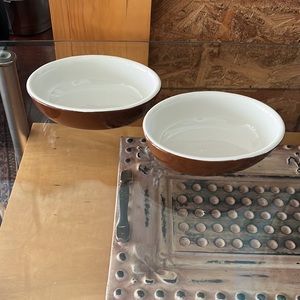 Hall USA # 706 set of (2) Oval bowls